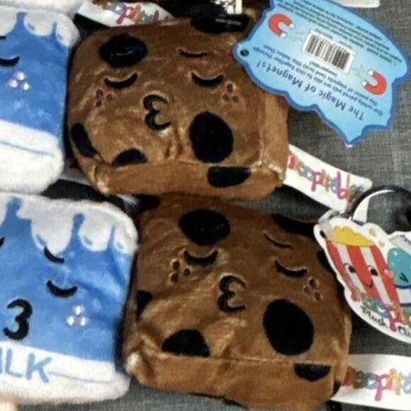 NWT Inseperables Plush Clips Milk & Cookies - Picture 5 of 5